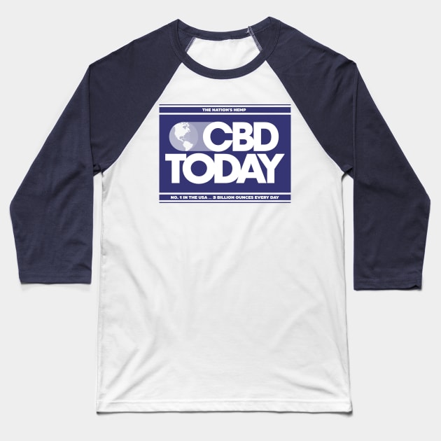 CBD TODAY Baseball T-Shirt by darklordpug